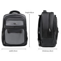 DREAMTRAVEL Mochila Gran Capacidad 30L - Combinación Bicolor Negro/Gris, Impermeable con Organización Multibolsillos | Portátil 15.6 - details 2