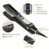 Placa de vapor 2 en 1 with Turmalina de Titanium, 21-30mm, Doble Voltaje, 1 minute de calor, para todo type de Cabello - details 6