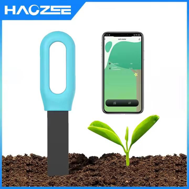 Haozee Medidor De Humedad Y Temperatura Del Suelo Inteligente Bluetooth Tuya Para Jardín Automatización Riego Detector De Clima - 1