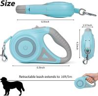 Bobin Correa retráctil para perro con Luz, Correas para caminar para Perros o Gatos de 16 pies, Mango antideslizante para Correa de Perro Verde - details 2