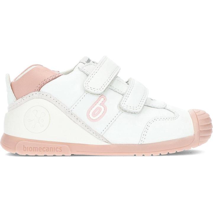 Ciabatte In Pelle Biomecanics 221001 - Sportive, Suola TPE Flessibile, Soletta Rimovibile, Colore Bianco