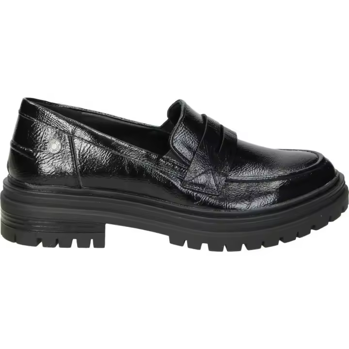 ZAPATOS REFRESH 171317 MODA JOVEN CHAROL NEGRO - 1