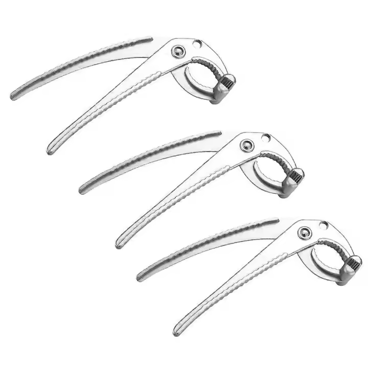 3 pinzas para bandeja de pizza, Horno, bandeja para hornear, Placa Caldera, soporte para platos, abrazadera para cuencos. - 1