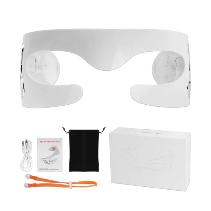 Masajeador De Ojos Eléctrico Con Vibration Y Luz LED Terapia Fotónica Eliminación De Arrugas De Bolsas De Ojos Alivio De Fatiga Dispositivos De Belleza Para Los Ojos - 1