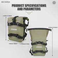 Bolsa De Almacenamiento Para Motocicleta Impermeable De Gran Capacidad Bolsa Colgante Lateral Para Viaje Resistentes Al Choque - details 11