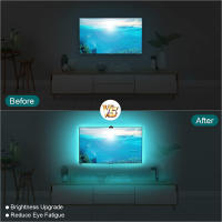 Tira De Luz LED RGBIC Para TV 55-85 Pulgadas Con Cámara Sensor Y Sync Musica Gaming Ambiente De Habitación Inteligente - details 5