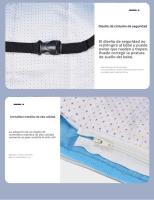 Capazo portátil-capazo de viaje/exterior ergonómico y plegable con mosquitera aisrante y transpirable - details 12
