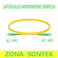 Latiguillo Fibra óptica monomodo Simplex.  SC APC - SC APC. TRICOM - details 0