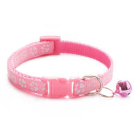 Collar De Gato Con Campana Y Estampado De Perro En Varias Colores Collar De Cuerda Para Gatos Suministros Para Mascotas - details 9