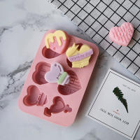 Molde De Silicona Para Chocolate Y Pasteles En Forma De Corazón Multicavity Regalo Para Hornear Y Hacer Candles Tamaño Pequeño - details 10