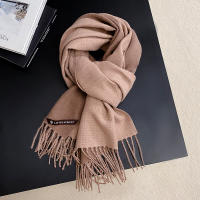 Bufanda para mujer en otoño e invierno, Cachemira de doble cara de alto grado, 2025 nuevo estilo, felpa, engrosada, cálida, bufanda de estudiante, 200*70cm - details 2