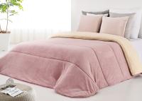 Edredón sherpa extra grueso de 460gr/m2(sedalina 250g+fibra hueca 120g+sherpa 190g) para cama de matrimonio. Tejido suave y cálido, exterior de sedalina efecto aterciopelado, interior borreguito. - details 0