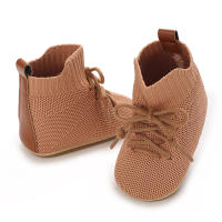 Zapatos De Bebé Recién Nacido Con Cordones Transpirables Primavera Otoño Antideslizantes Suela De Goma Casual Para Niñas Talla True - details 9