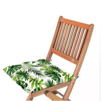 EasySpeed Cojin Para Silla, Pack 2x 4x 6x 8x Unidades, Almohada para Asiento 45 x 45 CM, Forma Cuadrada, Relleno de Fibra, Varios Estampados y Colores, Relleno de Fibra, Con Cinta para Anudar, Casa Jardin - details 3