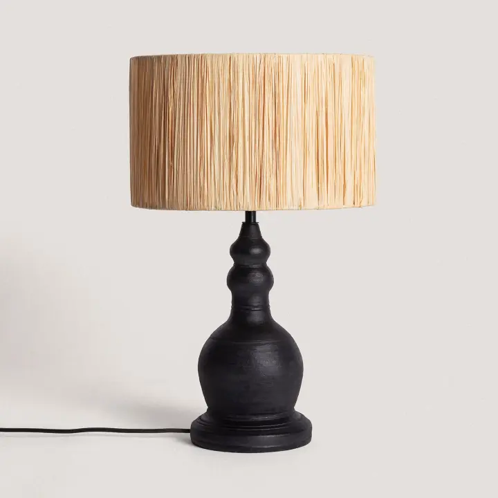 Lámpara de Mesa Loza Ø330 mm Jara ILUZZIA - 1