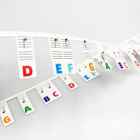 Etiquetas De Teclas De Piano Removibles Para Principiantes Guía Inicial Sin Adhesivo Pegatinas Para Teclado De Piano - details 3