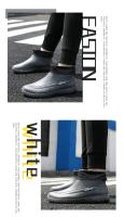 Botas De Lluvia Térmicas Para Hombre Con Peluche Antideslizantes Impermeables De Bajo Talle Para Cocina Lavado De Coche Pesca - details 15