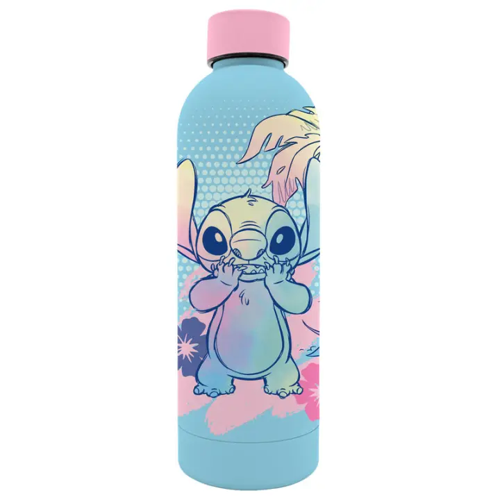 Kids Euroswan Botella Acero Inoxidable Stitch Disney 500ml - Producto Oficial - 1