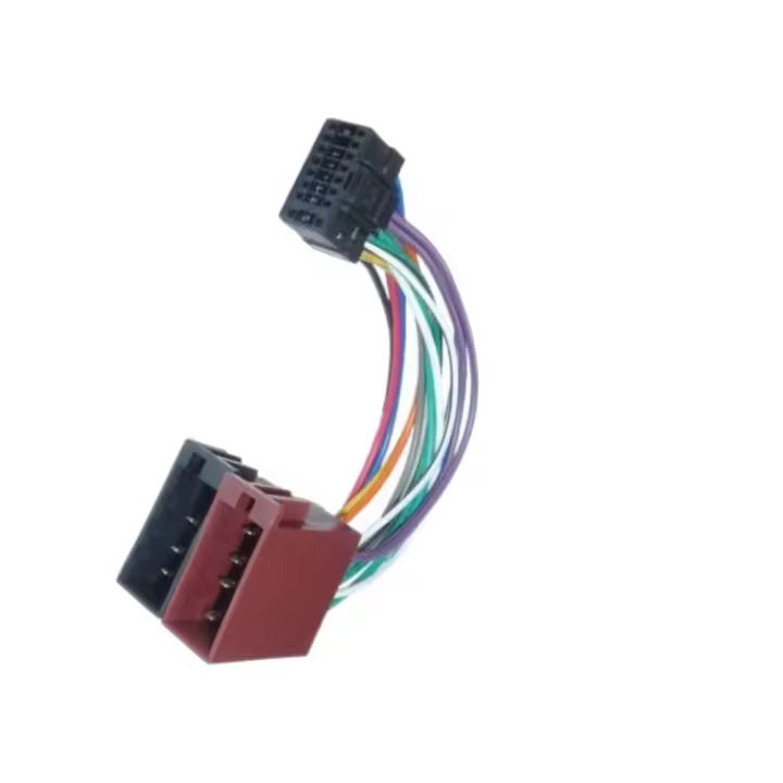 Actecom Adaptador ISO de Radio de Coche 16 Pines Conector Din Universal - 1