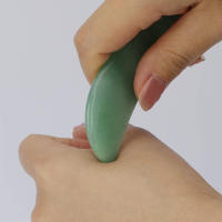 1pc Herramienta De Masaje Gua Sha De Jade Natural En S Forma Tablero De Raspadura Para Relajación Corporal Completa Alivio Del Dolor Anti Envejecimiento Para El Rostro - details 5