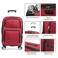 S7 STAR Nuevo equipaje de viaje de negocios de gran capacidad y resistente a los arañazos,Equipaje de mano plegable 360° con ruedas giratorias y asas dobles, bolsa de viaje con asa y ruedas, maleta plegable de gran capacidad - details 4