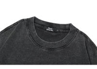 Camiseta De Algodón Vintage Hip Hop Negra Con Gráfico De Perro Para Hombre Y Mujer Camiseta De Estilo Callejero Hipster Tops Tees - details 4