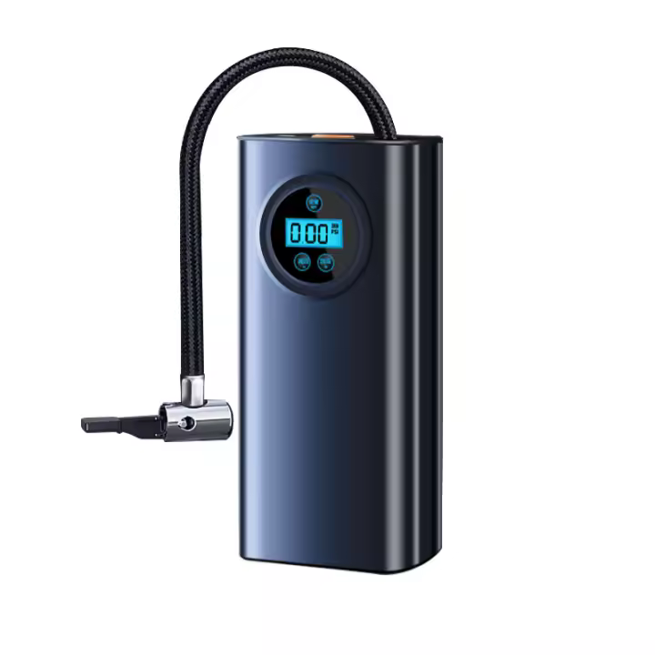 Inflador de neumáticos, bomba de aire portátil de 150 PSI con compresor de aire para bicicleta con pantalla digital, bomba de neumáticos recargable inalámbrica, mini bomba de aire eléctrica para coche, bicicleta, motocicleta - 1