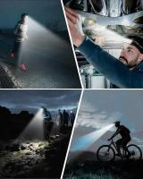 Linterna Frontal LED COB Con Inducción Y Batería Integrada Recargable Por USB Para Camping Pesca Ciclismo Actividades Al Aire Libre - details 11