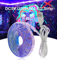 Tira De Luz LED UV 5V DC 2835 0.5M 1M 2M Impermeable Pantalla Roja USB Para DJ Fluorescencia Cinta De Luz Para Ambientes Interiores - details 0