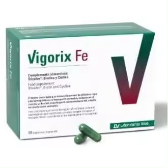 Laboratorios Viñas Vigorix Fe Con Hierro Y Biotina 60 Cápsulas - 1