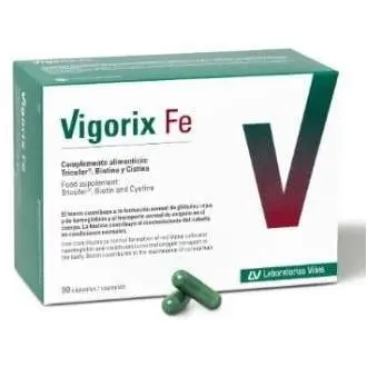 Laboratorios Viñas Vigorix Fe Con Hierro Y Biotina 60 Cápsulas - 1