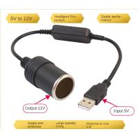 Adaptador Convertidor USB Macho a Socket De Encendedor De Coche 5V 2A Para Accesorios Electrónicos De Coche Conector USB a 12V - details 0