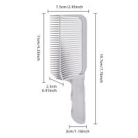 Cepillo De Paseo Profesional Para Peluquero 1PC Comb De Corte De Pelo Para Hombres Resistente Al Calor Con Blending Flat Top - details 7