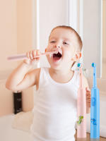 Cepillo De Dientes Eléctrico Inteligente Para Niños Con 4 Cabezas De Limpieza Rotativa Suave 3 Modos De Limpieza Tiempo De Cepillado - details 9