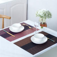 Juego De 4 Tapetes De Plástico PVC Lavables Para Mesa De Comedor Antideslizantes Accesorios Para Cocina Cojín Para Taza Vino Tapete Europeo Moderno - details 1