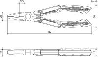 AREABOXES | Neji Saurus PZ-77 Alicates Japonesas con agarre patentado - details 2