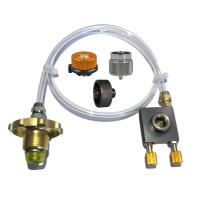 Adaptador De Recarga Para Estufa De Gas Butano De Camping En Asia Con Válvula De Descarga Y Tubo PU Herramienta De Cambio De Tanque - details 0
