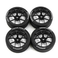 4pcs Ruedas Y Hub Para Coche De Control Remoto Rally Sin Limites Para Coches RC 1/10 HSP Wltoys 144001 124018 124019 124017 - details 6