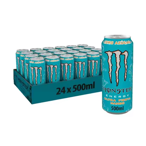 Monster Energy Original - 24 latas de 500 ml - Bebida Energetica Monster Green - 1