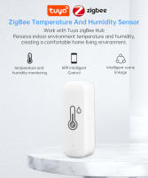 Sensor De Temperatura Y Humedad Inteligente Tuya Zigbee/Wifi Batería Poderada Termostato APP Seguridad Inteligente Compatible Con Google Home - details 1