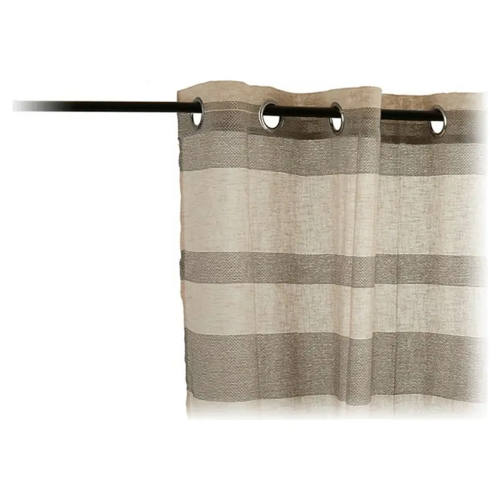Cortinas 140 x 0,1 x 260 cm Gris Beige - 1