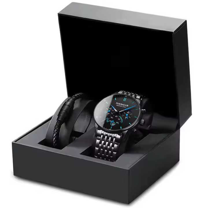 Nuevo reloj multifuncional para hombre, reloj de cuarzo ultrafino de moda para estudiantes masculinos. - 1