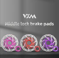 VXM Freno De Disco Para Bicicleta De Carretera Y MTB Pads De Bloque Central Lijado De Aluminio Ligero Rotoras De 140mm 160mm Piezas - details 0