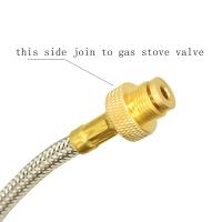 Adaptador De Conexión Entre Estufa Al Aire Libre Y Tanque De Gas LPG En Aleación De Zinc Accesorio Práctico Para Camping Estufa Metálica Para Convertir a Gas Propano - details 2