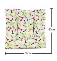 Coshano Cama para Perros Gatos mascotas con acolchado cojín grueso y cómodo 60x60x10 Estampado. - details 2