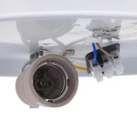 Luz de techo vidaXL, empotrable, negra Ø 38 cm, bombilla E27 - details 5