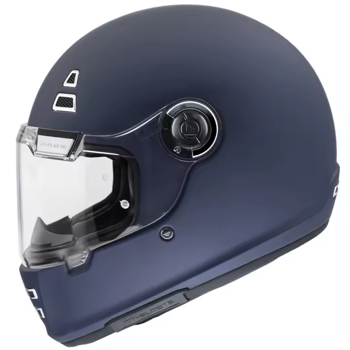 CASCO MT JARAMA RETRO HOMOLOGACION 22.06 COLOR AZUL MATE A7 - 1