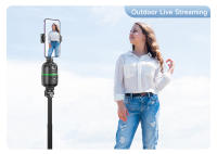 Soporte De Teléfono Con Seguimiento Facial Automático TOKQI-P03 Gimbal Inteligente 360° Rotación Para Smartphone Y Cámara De Acción Ideal Para Vlogs - details 19
