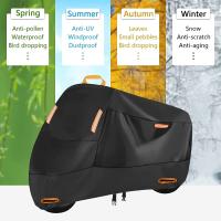 Cubierta De Motocicleta Impermeable Para Todas Las Estaciones Protección UV Y Antipolvo Tejido Resistente Al Desgaste Cubierta De Motocicleta 210D Para Exterior E Interior - details 7