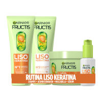 GARNIER | Fructis Liso Keratina Champú, Acondicionador, serum o mascarilla Gama Liso Keratina - details 1